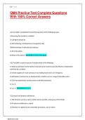QMA Practice Test 2026&colon; Complete 10-Exam Q&A with 100&percnt; Correct Answers & Detailed Rationales for Certified Medication Aide &ndash; Author&colon; QMA Exam Prep Experts