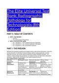 2026&sol;2027 The Elite Universal Test Bank&colon; Radiographic Pathology for Technologists &lpar;8th Edition&rpar; &vert; Complete Question Clinical Synthesis & Mentor Analysis
