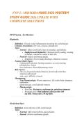 FNP 2 &colon; MIDTERM NURS 5433 MIDTERM STUDY GUIDE 2026 UPDATE WITH COMPLETE SOLUTIONS 