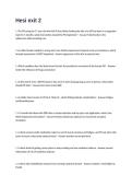 Hesi exit-Exam Questions and Answers