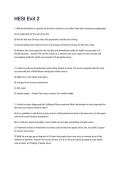 HESI Exit 2-Exam Questions and Answers