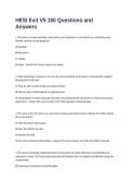 HESI Exit V5 160 Exam Questions and Answers