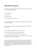 HESI RN exit Exam Questions and Answers 2