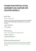 PYC4809 EXAM PORTFOLIO ACTUAL&NewLine;ASSESSMENT 2026 QUESTIONS WITH&NewLine;SOLUTIONS GRADED A&plus;