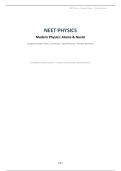 NEET Physics &mdash; Modern Physics&colon; Atoms & Nuclei &mdash; Complete Chapter Notes&comma; Formulas & Practice Questions