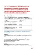 ATI PN Comprehensive Predictor 2026&sol;2027 Latest Update &vert; Complete 180 Actual Exam Questions with Verified & Revised Correct Answers and Detailed Rationales &vert; NGN-Style Questions Included &vert; Already Graded A&plus;