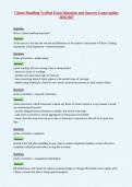 Claims Handling Verified Exam Questions and Answers Latest update&NewLine;2026&sol;2027