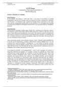 2026 GRADE 9 AQA GCSE DRAMA DEVISING LOG EXAMPLE &lpar;PERFORMER&rpar;- 78&sol;80