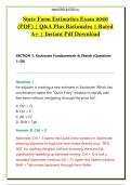 State Farm Estimatics Exam 2026  &NewLine;&lpar;PDF&rpar; &vert; Q&A Plus Rationales &vert; Rated &NewLine;A&plus; &vert; Instant Pdf Download