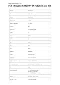 D425 Introduction to Chemistry OA Study Guide June 2026