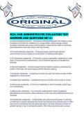 RCAL NAB ADMINISTRATOR EVALUATION TEST ANSWERS AND QUESTIONS SET A&period;pdf