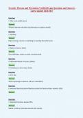 Security Threats and Prevention Verified Exam Questions and Answers&NewLine;Latest update 2026&sol;2027