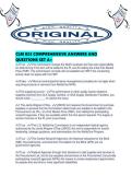 CLM 023 COMPREHENSIVE ANSWERS AND QUESTIONS SET A&period;pdf