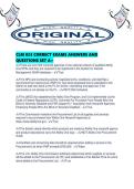 CLM 023 CORRECT EXAMS ANSWERS AND QUESTIONS SET A&period;pdf