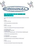 NSG 3180 REVIEW TIPS SET ANSWERS AND QUESTIONS SET A&period;pdf