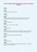 Security Training Verified Exam Questions and Answers Latest update&NewLine;2026&sol;2027