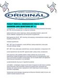 FISDAP MEDICAL EMERGENCIES MAIN CORE ANSWERS AND QUESTIONS SET A&period;pdf