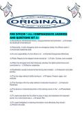FIRE OFFICER 1 ALL COMPREHENSIVE ANSWERS AND QUESTIONS SET A&period;pdf