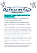 FIRE OFFICER 1 EXAMS CORRECT ANSWERS AND QUESTIONS SET A&period;pdf