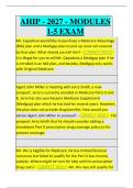 AHIP Modules 1&ndash;5 Examination Study Guide