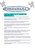 NURS 663 CORRECT ALL SET ANSWERS AND QUESTIONS SET A&period;pdf