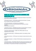 NURS 663 EXAMS EVALUATION ANSWERS AND QUESTIONS SET A&period;pdf