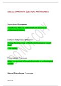 ASB 222 EXAM 1 WITH QUESTIONS AND ANSWERS