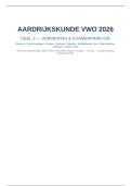 Aardrijkskunde VWO &vert; Deel 2 Rivieren & Duinen &vert; 2026&sol;2027