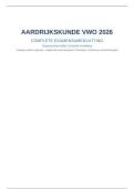 Aardrijkskunde Examensamenvatting &vert; VWO &vert; 2026&sol;2027