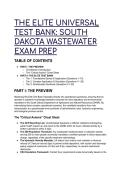 2026&sol;2027 The Elite South Dakota Wastewater Operator Exam Prep&colon; Grandmaster Test Bank Questions & Solutions &lpar;Class I-IV DANR&rpar;
