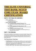2026&sol;2027 NCCCO Core Exam Board Certification&colon; The Elite Universal Test Bank &lpar;Grandmaster Questions&comma; Full Rationales & Calculations&rpar;