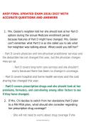 AHIP Final Examination Updated Review &vert; Questions and Answers
