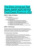 2026&sol;2027 The Elite Universal Test Bank&colon; AANP AGPCNP PSI Final Exam Protocol v12&period;0 &vert; Masterclass Clinical Questions & Rationales