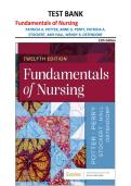 Test Bank Fundamentals of Nursing 12th Edition Potter Perry