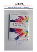 Test Bank Fundamentals of Nursing Active Learning 2nd Edition
