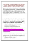 N205&sol;N206 Exam 8 Review Web&colon; Nursing III N205&sol;N206 Exam 1&ndash;12 Due &ndash; Complete Actual Exam Questions 250 Multiple Choice Questions & Rationales for Maternal-Child Nursing Success