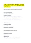 WGU C235 Final Exam &vert; Objective Assessment Questions & Answers &vert; 2026&ndash;2027 Study Guide