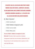 Kyle EPIC CLN 251&sol;252 Exam 2026 &ndash; Complete Study Guide with 1&comma;200 Practice Questions&comma; Verified Answers and Detailed Rationales