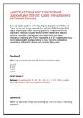 LADWP ELECTRICAL CRAFT HELPER EXAM&colon;  Latest 2026 Update &vert; Verified Solutions with Detailed Rationales
