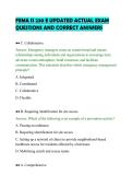 FEMA IS 230 E UPDATED ACTUAL EXAM&NewLine;QUESTIONS AND CORRECT ANSWERS
