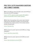 FIELD TECH 2 SCTE EXAM REVIEW QUESTIONS&NewLine;AND CORRECT ANSWERS&NewLine;