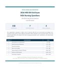2026 HESI RN EXIT EXAM &vert; NGN Nursing Questions &vert; Latest PDF Update &vert; Next Generation NCLEX Review &vert; Pass Guaranteed - A&plus; Graded&NewLine;&NewLine;