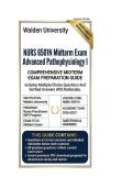 NURS 6501N Midterm Exam Advanced Pathophysiology  I Questions And Answers 2026&sol;2027 Walden University