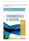 Test bank for fundamentals of nursing 11th edition potter perry chapter 1-50