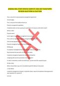 ARIZONA REAL ESTATE REVIEW COMPLETE 2026-2027 EXAM PAPER- &NewLine;REVISION QUESTIONS & SOLUTIONS