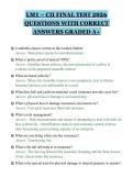 LM1 &ndash; CII FINAL TEST 2026&NewLine;QUESTIONS WITH CORRECT&NewLine;ANSWERS GRADED A&plus;&NewLine;
