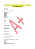 GEORGIA REAL ESTATE COMPLETE 2026-2027 EXAM PAPER- REVISION &NewLine;QUESTIONS & SOLUTIONS
