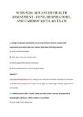 NURS 5220&colon; ADVANCED HEALTH&NewLine;ASSESSMENT - EENT&comma; RESPIRATORY&comma;&NewLine;AND CARDIOVASCULAR EXAM