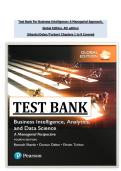 Test Bank For Business Intelligence&colon; A Managerial Approach&comma; Global Edition&comma; 4th edition &lpar;Sharda&sol;Delen&sol;Turban&rpar; Chapters 1 to 8 Covered