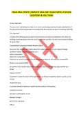 TEXAS REAL ESTATE COMPLETE 2026-2027 EXAM PAPER- REVISION &NewLine;QUESTIONS & SOLUTIONS